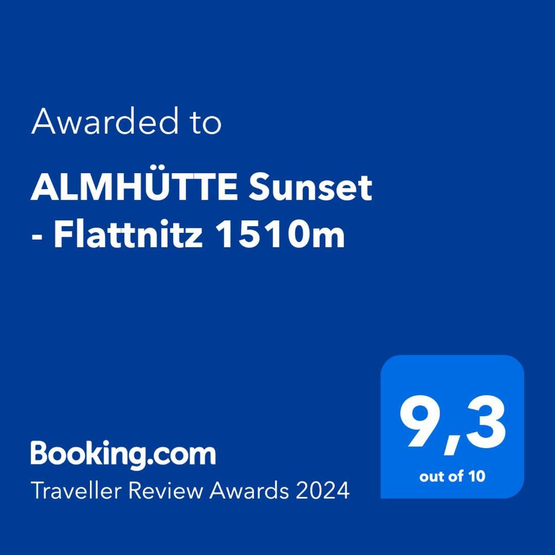 Almhuette Sunset - Flattnitz 1510M Villa Buitenkant foto